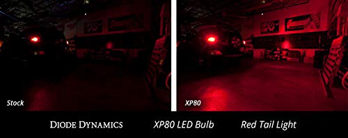 1156 XP80 Diode Dynamics Tail Light LED Bulbs (Pair), Red
