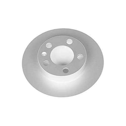 Rear Power Stop EBR618EVC Coated Geomet Brake Rotor For Audi TT 1999-2006, VWBeetle 1998-2010, VWGolf 1999-2006, VWGolf City 2007-2010, VWJetta 1998-2005, VWJetta City 2007-2009 [Model Specific]