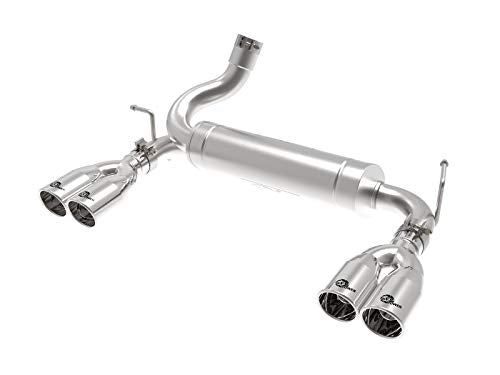 Vulcan Series aFe Power 2-1/2 IN 304 Stainless Steel Axle-Back Exhaust System Polished