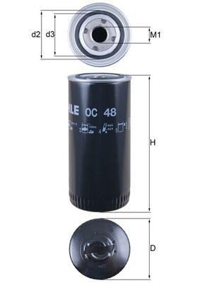 Oil Filter Mahle - OC48