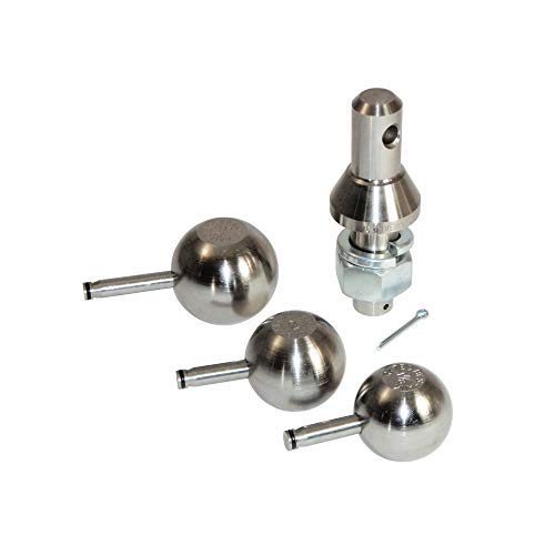 900B Convert-A-Ball Nickel-Plated Shank with 3 Balls - 1"