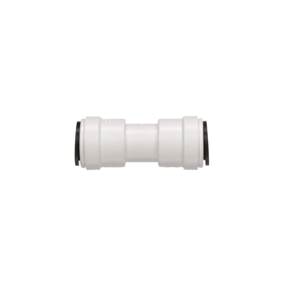 AquaLock Watts 3515-08 Plastic Series, 3/8" CTS x 3/8" CTS Off-White Lead-Free Polysulfone Tube Union Connector Coupling, O-Ring, Quick Push-to-Connect Design, Tool-Free Installation