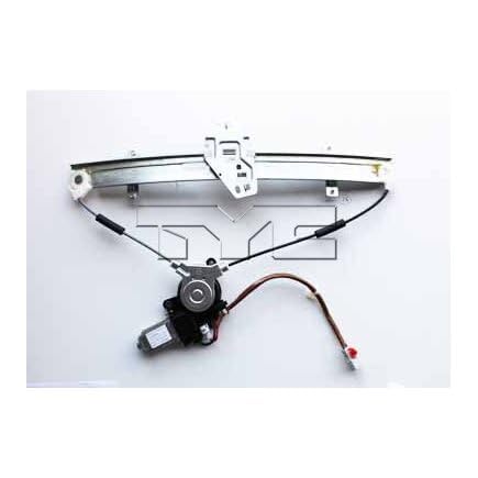 Power Window Motor and Regulator Assembly TYC 660062 Front Left-Side Compatible with 1998-2002 Honda Accord