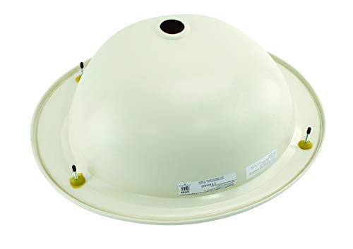 Lippert 209358 RV Oval Lavatory Sink Better Bath 17" x 20" Center Drain Parchment