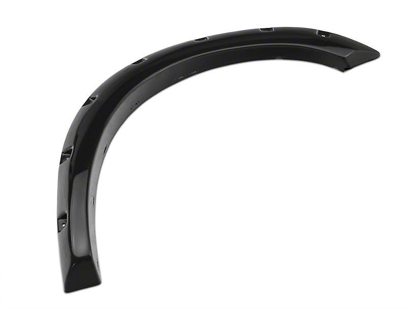 Fender Flares Black Horse Riveted Style Black Compatible with 2009-2010 Dodge Ram 1500|2011-2018 Ram 1500-FF-DORA-SM-PKT
