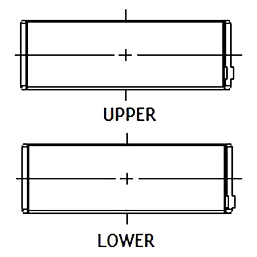 Race Series ACL Oversized High Performance Rod Bearing Set, 0.25mm 1B1808H-