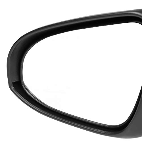 3-Pin Spec-D Tuning Glossy Black ABS Power Left Driver Side Mirror Compatible with Toyota Camry 2012-2014