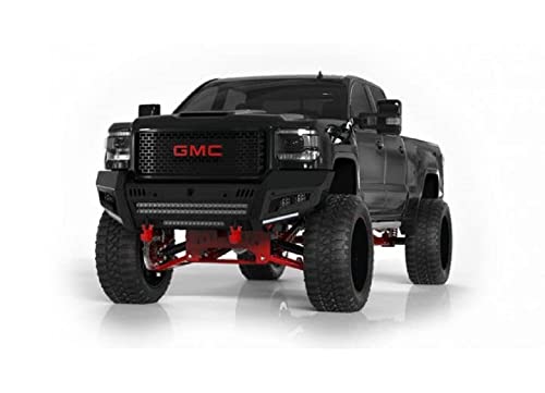 Stealth Road Armor 2202F0B Front Winch Bumper - Texture Black - Compatible with: 2020-2023 GMC 2500 3500