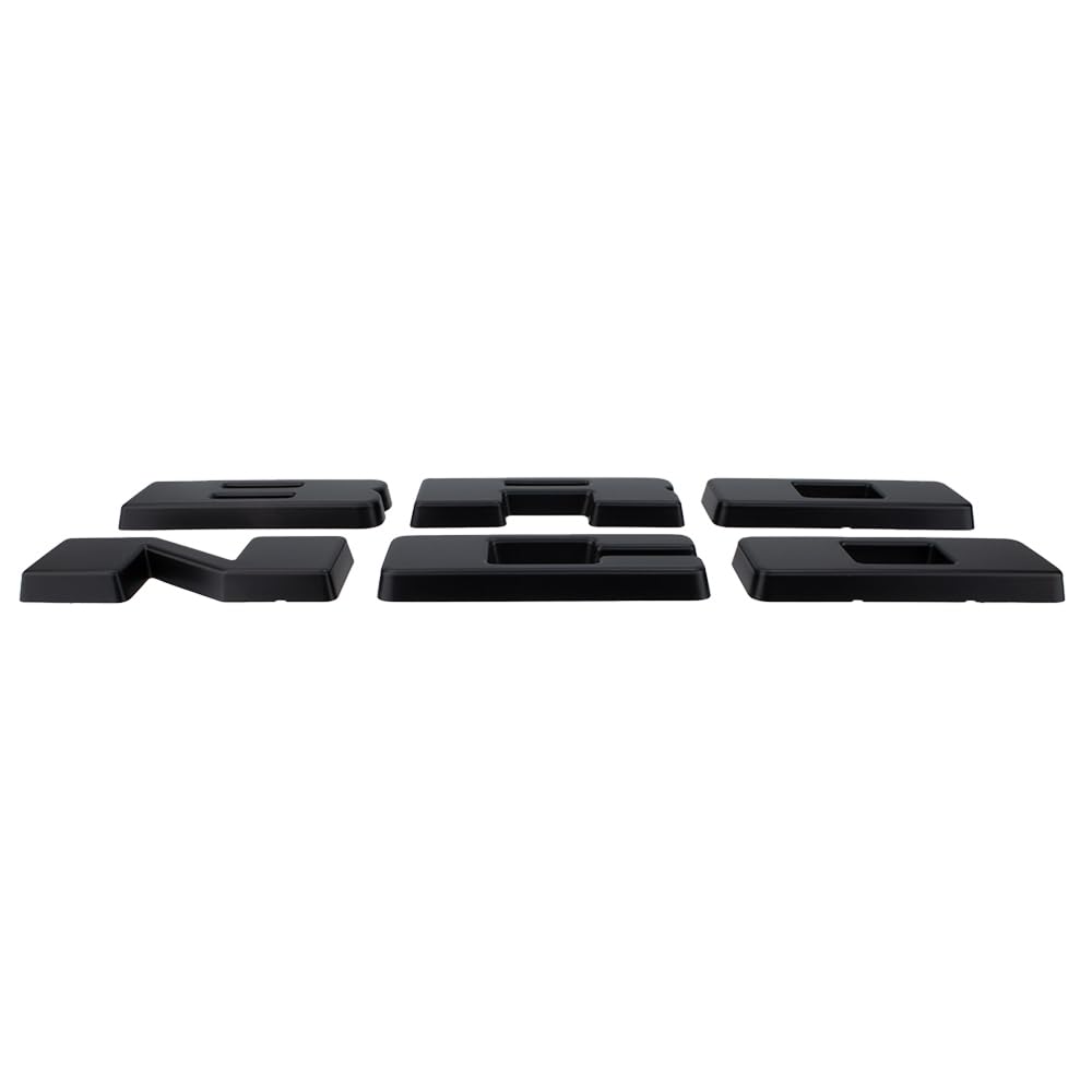 Ford Bronco Genuine OEM Lettering Overlay Kit for Ford Bronco | Matte Black Finish with Easy Installation | M1447BLMB