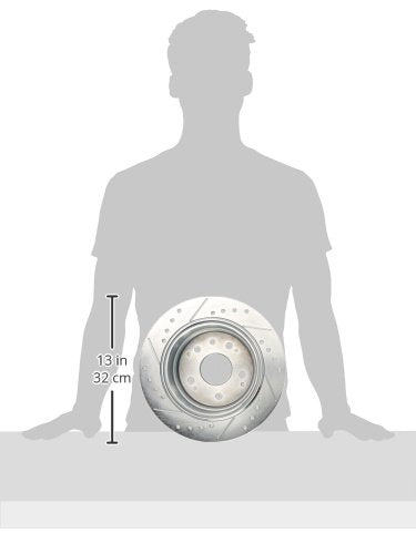 Power Stop Rear JBR961XPR Drilled & Slotted Rotor Pair For Acura CL 2001-2003 [Model Specific]
