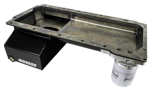 LS Moroso 20138 Front Sump Swap Oil Pan, Steel w/race baffles