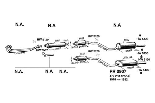 Rear Ansa Muffler - PR0907 Exhaust