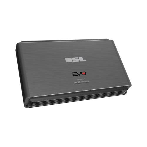 SOUNDSTORM EVO4000.1 Sound Storm Laboratories 4000W Monoblock Class D Car Audio Amplifier Amp with Low Level Inputs/RCA Pre-amp Outputs and Variable Low Pass Crossover