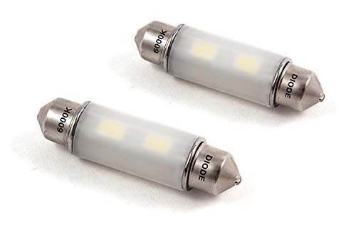 Blue 41mm HP6 LED Bulb Pair Diode Dynamics