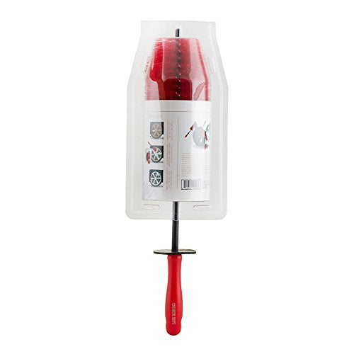 Chemical Guys Detailing Brush Red Rocket - Flexible Long-Reach Wheel and Rim Cleaning Tool for Cars, Trucks, SUVs, Motorcycles, and RVs - Safely Cleans Tight Spaces, Spokes, and Crevices
