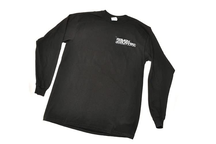 Long Sleeve Rough Country T-shirt | Black | Size SM - 84026LS
