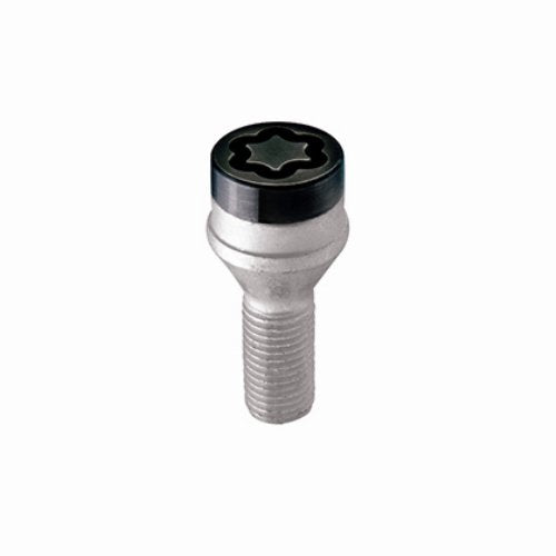 Black Bolt Style McGard Cone Seat Wheel Lock Set, 4 Locks / 1 Key