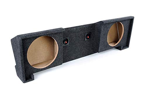 Atrend Bbox A102-10CP Sealed Dual 10â€ Subwoofer Enclosure Fits 1988-1998 Chevrolet / GMC Full Size Extended Cab, Charcoal