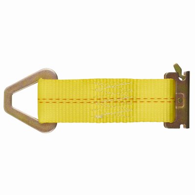 2 in. W KEEPER Yellow E-Track Tie-Off 7 in. L 2000 lb. 1 pk