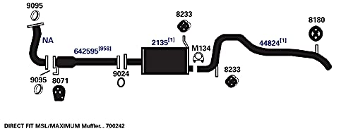 700242 AP Exhaust Products Muffler