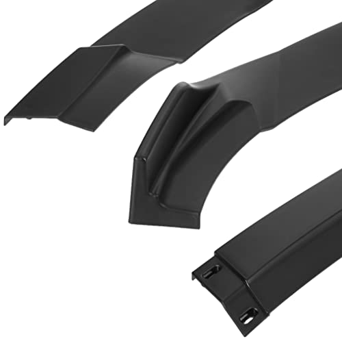 Front Bumper Lip SPEC-D TUNING Matte Black 12-17 Hyundai Veloster (Does Not Fit Turbo Models)
