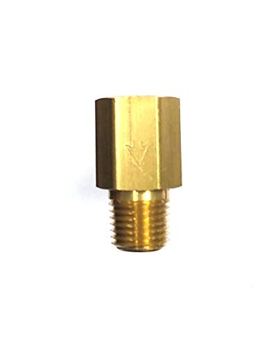 Brass Check Valve Fitting Ridetech - 1/4" NPT x 1/4" FNPT