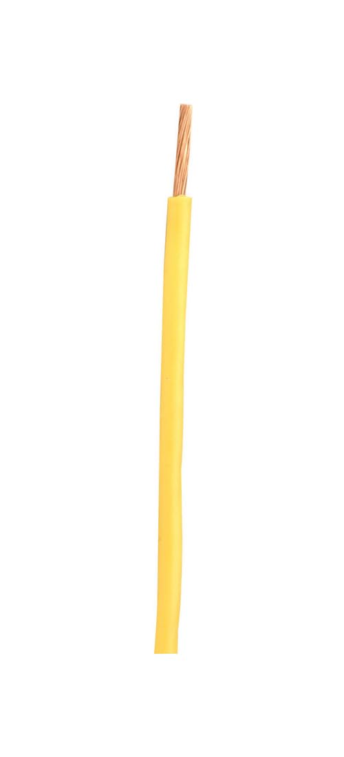 Southwire Woods 55670823 Stranded Primary Wire, 14-Gauge Bulk Spool, 100-Feet, Yellow