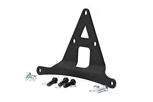 Rough Country Relocation Kit License Plate for 97-06 Jeep Wrangler TJ - 10510 Black