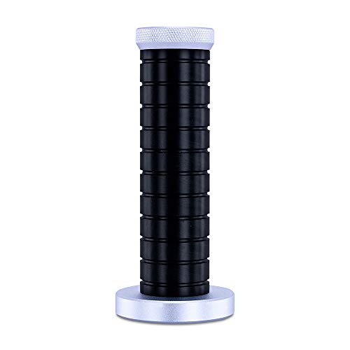 Mishimoto Grip Shift Knob, Black/Silver MMSK-BMXSLBK