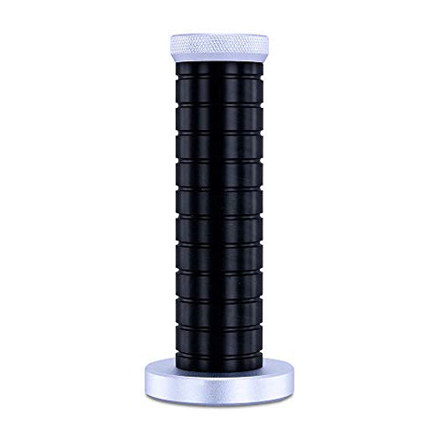 Mishimoto Grip Shift Knob, Black/Silver MMSK-BMXSLBK