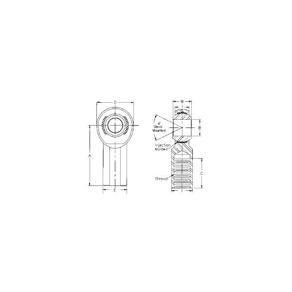 QA1 XFR16 Precision Products ROD END ENDURA ALLOY HTF-R 1-1 1/4