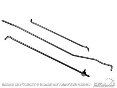 Scott Drake - Classic 65-66 Rh 3Pc Door Lock Rods (C5ZZ-65213452RH)