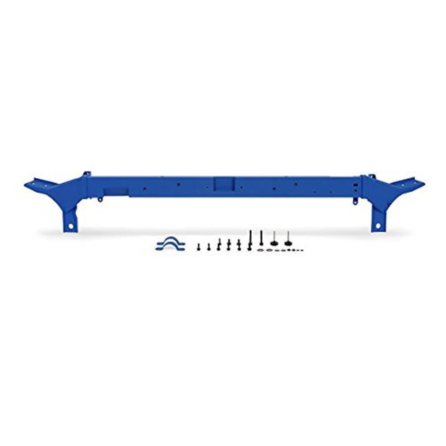 Wrinkle Blue Mishimoto MMUS-F2D-08BL Powerstroke Upper Support Bar (Ford 6.4L)