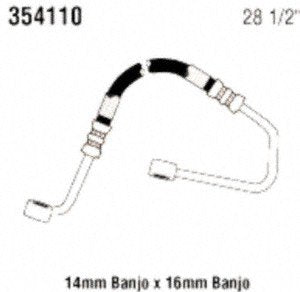 Power Steering Gates 354110 Hose Assembly Pressure Line