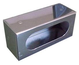 Race Sport Polished RS-103SS Stainless Steel Light Box with Knockout (6 X 2.5" Single Oval)
