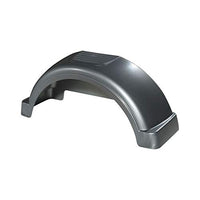 Fulton Plastic Trailer Fenders, 14-Inch Tire Size, Silver #008564
