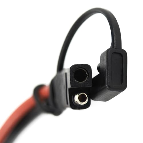 7-Way Trailer Plug VIAIR 7-Way Power Access to 2-Pin SAE Connector with 12 Gauge Wire & Smart Connect Compatible - 12V Power Supply for Air Compressor, Truck, RV, Boat & ATV Hitch Adapter