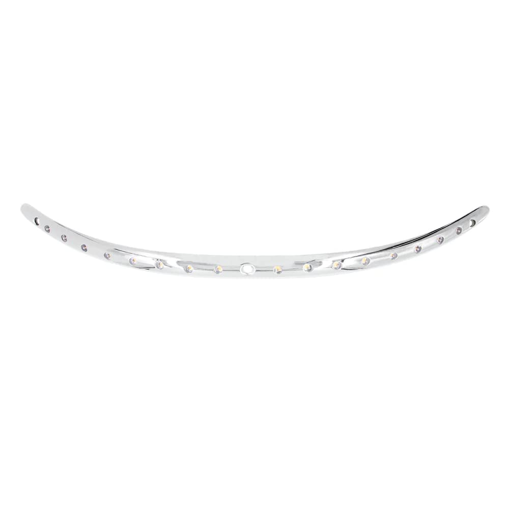 Windshield Trim Saddle Tramp - with Integrated sequential Amber Turn Signals, LED Turn Signals (BC-WSTSB14)