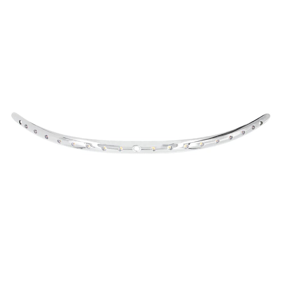 Windshield Trim Saddle Tramp - with Integrated sequential Amber Turn Signals, LED Turn Signals (BC-WSTSB14)