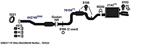 700334 AP Exhaust Products Muffler