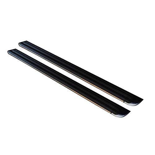 Black Aluminum Black Horse Exceed Running Boards Compatible with 2018-2020 Chevrolet Traverse&2018-2024 Buick Enclave