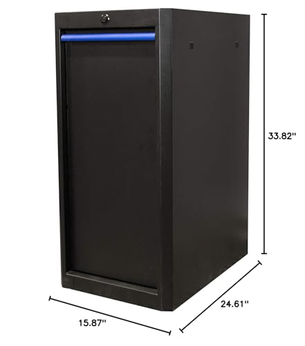 1-Drawer Lockable Tool Organization and Storage Montezuma Side Locker, 16" x 24"