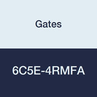 C5E Hose Gates 6C5E-4RMFA Field Attachable for SAE Male Flareless Assembly, Steel, 5/16" ID, 2.12"