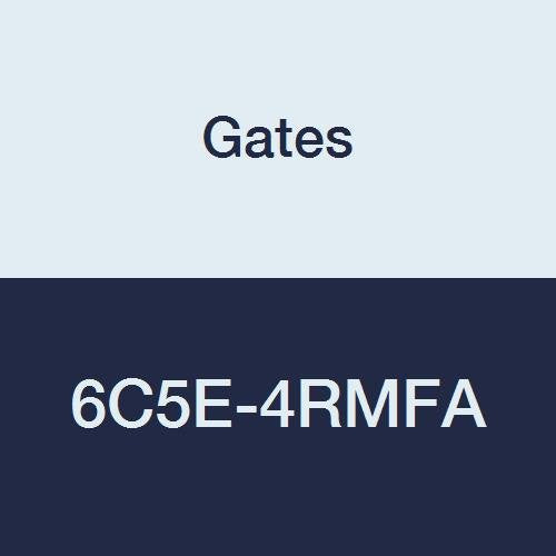 C5E Hose Gates 6C5E-4RMFA Field Attachable for SAE Male Flareless Assembly, Steel, 5/16" ID, 2.12"