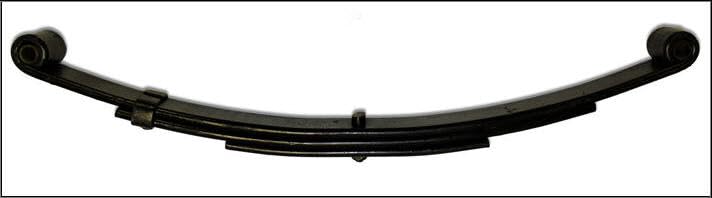 26" Lippert Replacement Double-Eye Leaf Spring for RV Trailer Suspension Systems with 1,750-lb. Weight Capacity - 124903