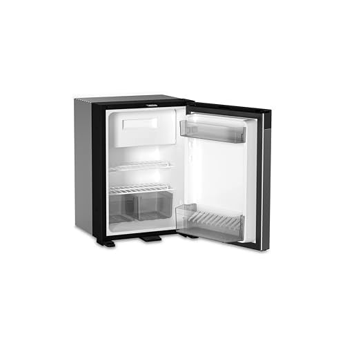 Dometic Marine Refrigerator NRX35-C – 34L (1.2 cu ft) – Fridge + Freezer, Energy Efficient, LED Lighting, Vent Mode, Dark Silver