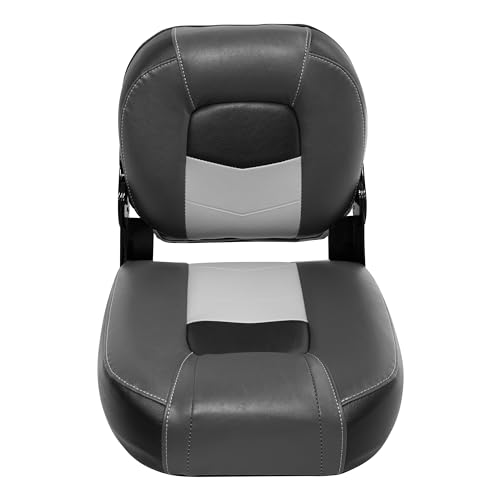 3305-860 Wise Pro-Angler Series 14" Center Seat Charcoal/Black/Marble Grey