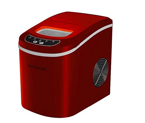 Portable Nat. Quality Ice Maker, Red