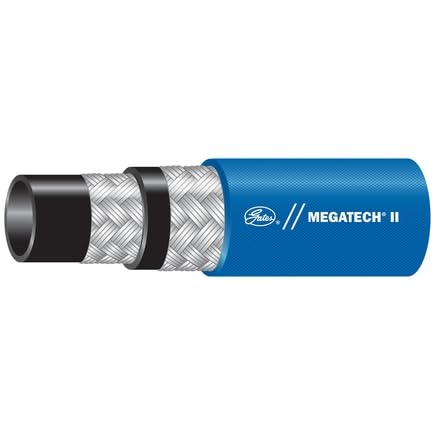 MegaTech® II Gates-20ACP MEGATECHIIXCTN - SAE 100R2 Type AT - ACP Carton Pack, 1 1/4" ID, 2250 Working PSI, -40°F to +300°F Temperature Range, 100' Length