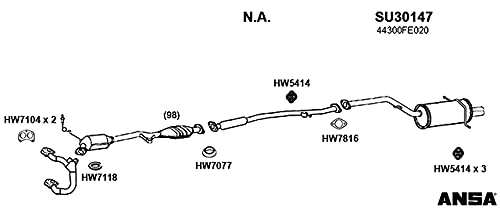 Hw7077 Ap Exhaust Products Gasket